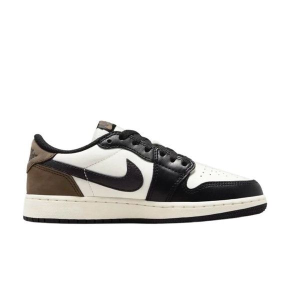 Nike Air Jordan 1 Retro Low OG Dark Mocha White Black CZ0858-102 GS Size 4Y-7Y - Picture 2 of 6
